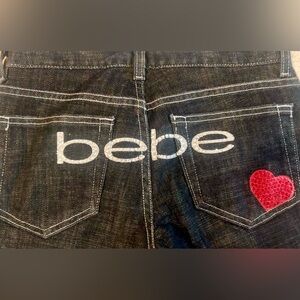bebe jeans Crystals ❤️  on butt